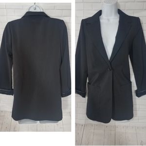 Mandee Black Suit Jacket Blazer